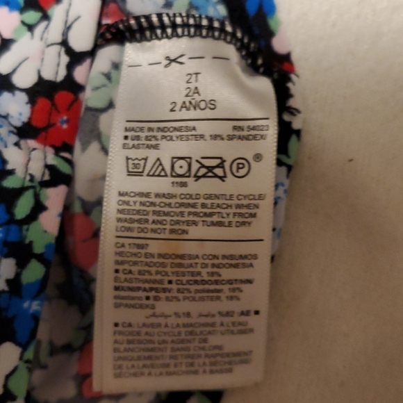 🧸2 for $15🧸Girls bikini top 2T - Picture 3 of 4